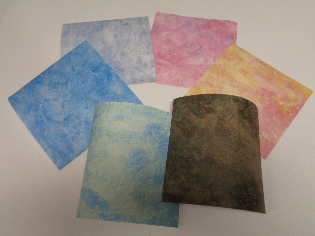 Paper Illusions Wallpaper 5" x 5" Sample Pack - 6 Colors - MR-Hearthstone for Kids