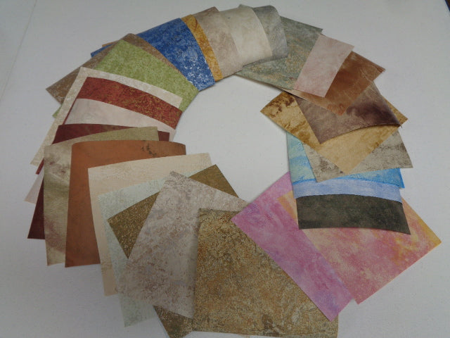 Paper Illusions Wallpaper 5" x 5" Sample Pack - 31 Colors - MR-All
