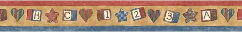 ABC 123 Wall Border SU75924