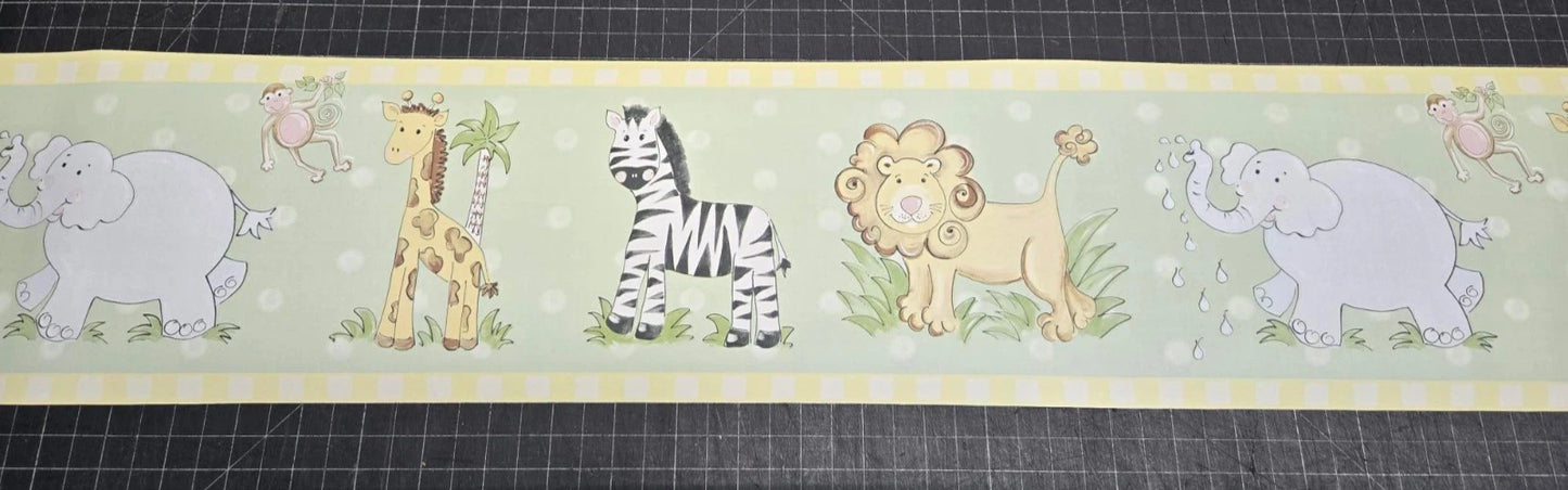 Zoo, Safari Animals Wall Border YH1597BD