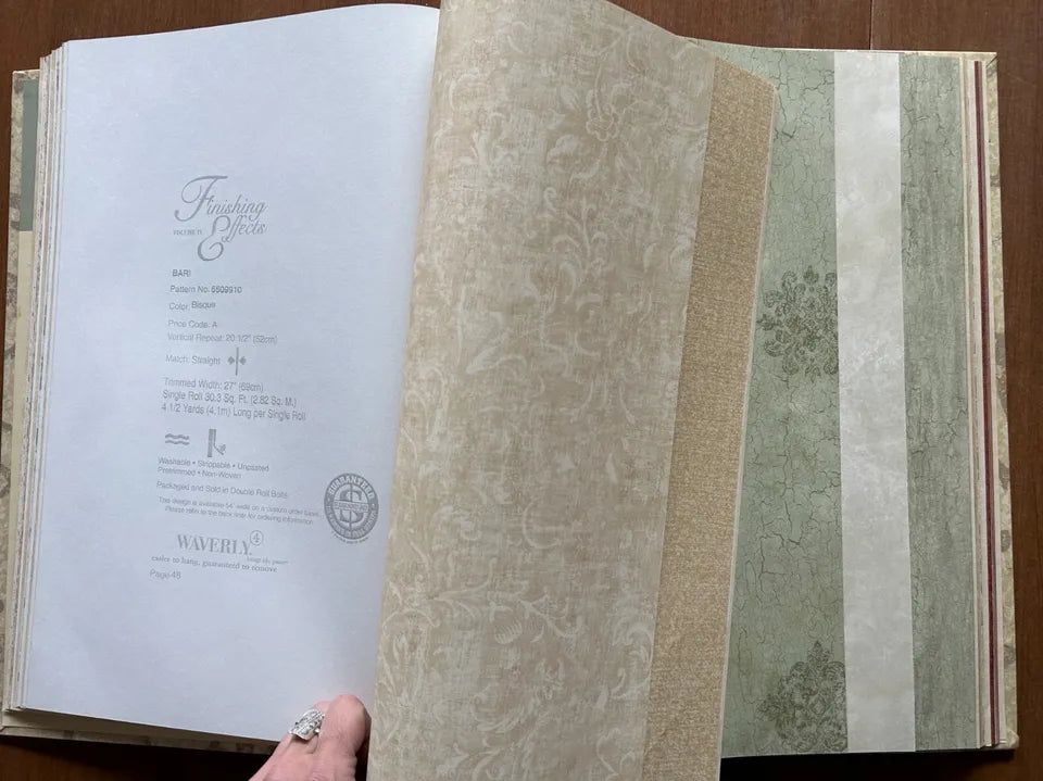 Finishing Effects Volume 4 Wallpaper Sample Book by Waverly Wallcoverings