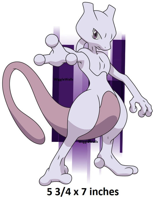 Animated character with a long tail on a white background