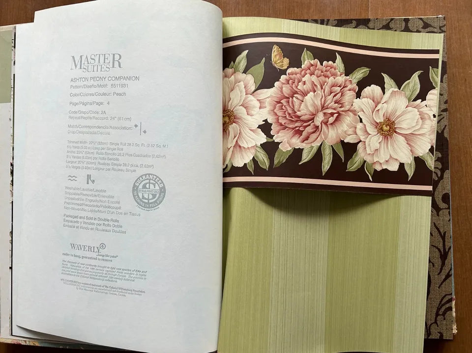 Master Suites Wallpaper Sample Book by Waverly Wallcoverings