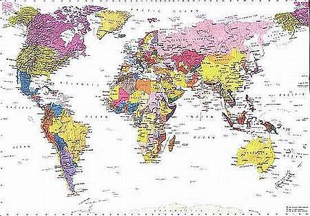 Wall Poster: "World Map"