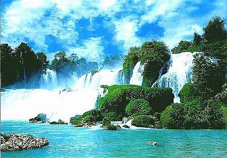 Wall Poster: "China Falls" Waterfall