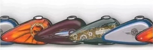 Harley Davidson Gas Tanks Wall Border 93700