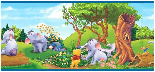 Disney Pooh, Lumpy & Eeyore Wall Border DF059142B
