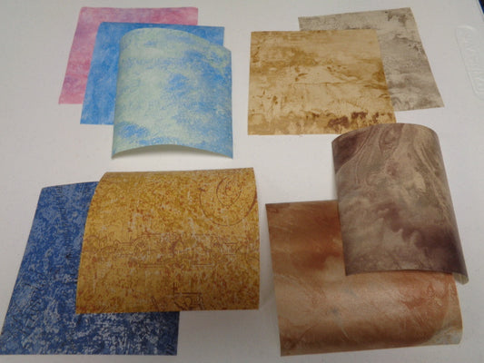 Paper Illusions Wallpaper 5" x 5" Sample Pack - 9 Colors - FR-Combo