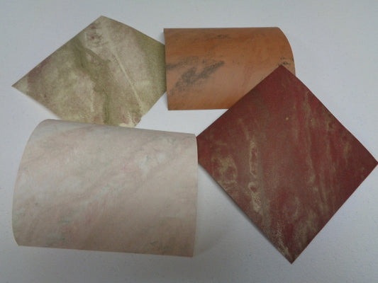 Paper Illusions Wallpaper 5" x 5" Sample Pack - 4 Colors - MR-Travertine