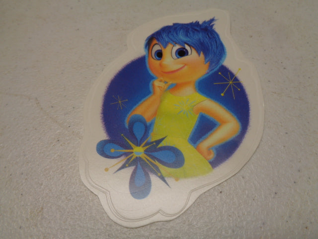 Joy  Inside Out Movie Wall Decal Cameo Removable Sticker Art Walt Disney Pixar Peel and Stick Home Room Decor 3.25 x 5.5 inches