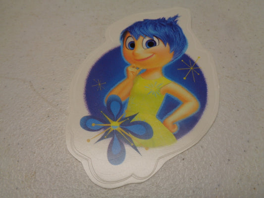 Joy  Inside Out Movie Wall Decal Cameo Removable Sticker Art Walt Disney Pixar Peel and Stick Home Room Decor 3.25 x 5.5 inches