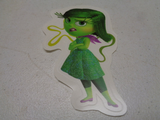 Disgust Inside Out Movie Wall Decal Folded Arms Removable Sticker Art Walt Disney Pixar Peel and Stick Home Room Decor 3.25 x 5.5 inches
