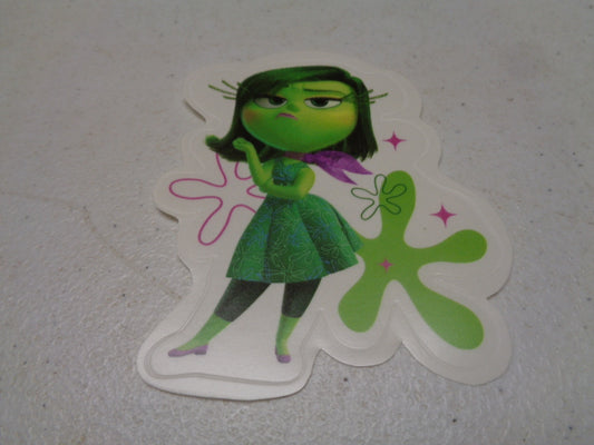 Disgust Inside Out Movie Wall Decal Attitude Removable Sticker Art Walt Disney Pixar Peel and Stick Home Room Decor 3.25 x 5.5 inches