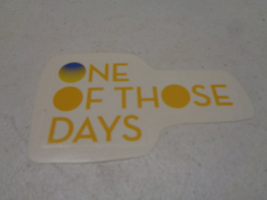 One of Those Days Wall Decal Inside Out Movie Removable Sticker Art Walt Disney Pixar Peel and Stick Home Room Decor 4 x 2 inches