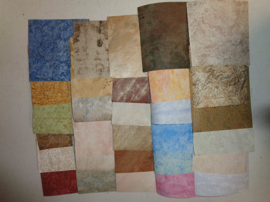 Paper Illusions Wallpaper by Village 5" x 5" Sample Pack - 30 colors