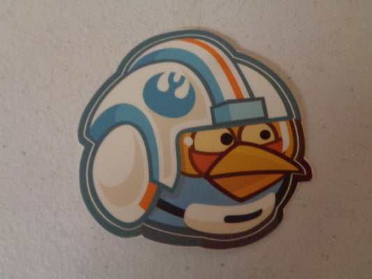 3 Inches Blue Bird Angry Birds Star Wars Removable Peel Self Stick Adhesive Vinyl Decorative Wall Decal Sticker Art Kids Room Home Decor Girl Boy 3x2 Inch