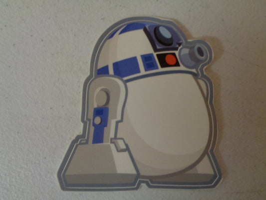 4 Inches R2D2 R2-D2 Angry Birds Star Wars Removable Peel Self Stick Adhesive Vinyl Decorative Wall Decal Sticker Art Kids Room Home Decor Girl Boy 3.5x4 Inch