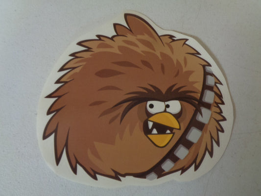 8 Inches Terrance Big Brother Chewbacca Chewie Wookie Angry Birds Star Wars Removable Peel Self Stick Adhesive Vinyl Decorative Wall Decal Sticker Art Kids Room Home Decor Girl Boy 8x8 Inch
