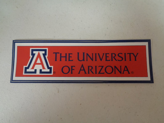 8 Inch UA Logo University of Arizona AZ Removable Wall Decal Sticker Art NCAA Home Room Decor 8 by 2 Inches