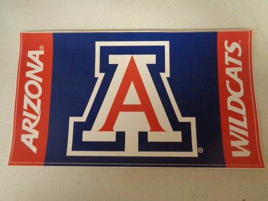 9 Inch UA Logo University of Arizona AZ Removable Wall Decal Sticker Art NCAA Home Room Decor 9 by 5 Inches