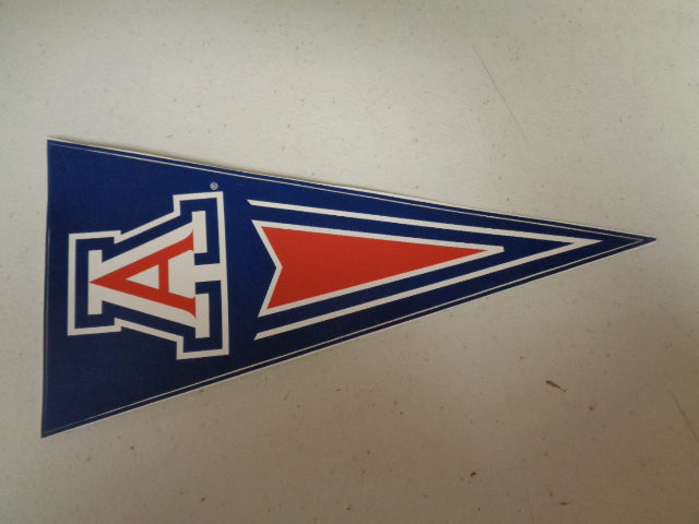 11 Inch University of Arizona AZ Removable Pennant Wall Decal Sticker 11 by 5 Inches