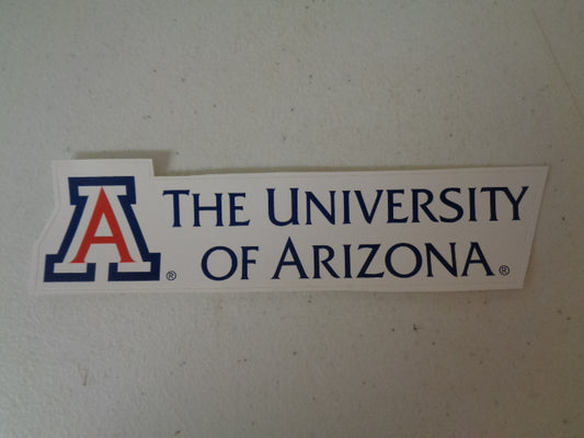 7 Inch UA Logo University of Arizona AZ Removable Wall Decal Sticker Art NCAA Home Room Decor 7 by 2 Inches