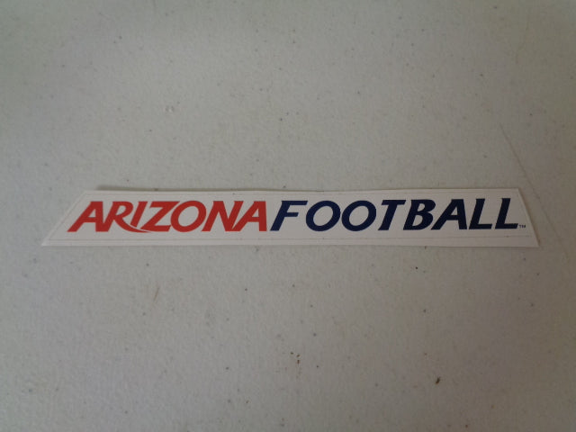 6 Inch Wildcat Football University of Arizona UA Wildcats AZ Removable Wall Decal Sticker Art NCAA Home Room Decor 6.5 by .5 Inches