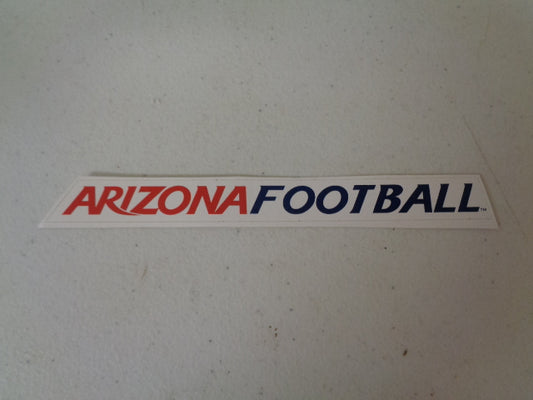 6 Inch Wildcat Football University of Arizona UA Wildcats AZ Removable Wall Decal Sticker Art NCAA Home Room Decor 6.5 by .5 Inches