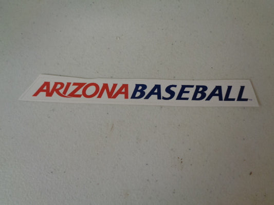 7 Inch Wildcat Baseball University of Arizona UA Wildcats AZ Removable Wall Decal Sticker Art NCAA Home Room Decor 7 by .5 Inches
