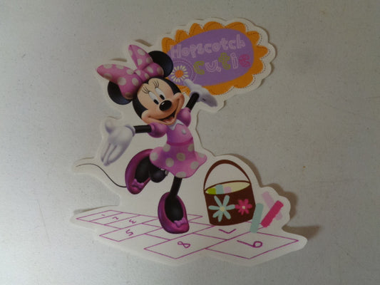 Minnie Mouse Wall Decal Pink Bow Removable Sticker Walt Disney Peel and Stick Home Decor Art 9 x 10 inches