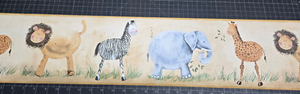 Zoo Safari Animals Wall Border KZ4201B