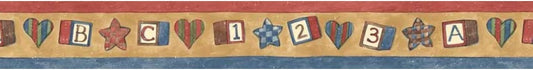 ABC 123 Wall Border SU75924
