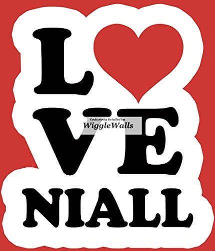 3 Inch Niall Horan One Direction 1D Wall Decal Sticker Removable Peel Self Stick Adhesive Vinyl Decorative Art Room Home Decor Girls Room Decor 3 by 3 1/2 inches