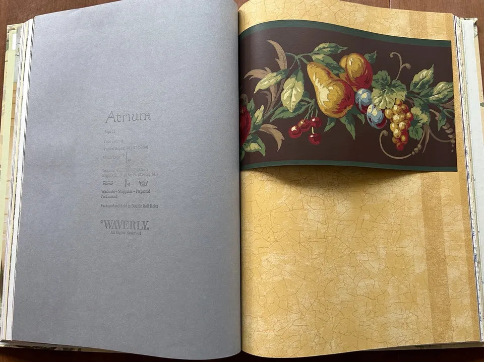 Atrium Wallpaper Sample Book by Waverly Wallcoverings
