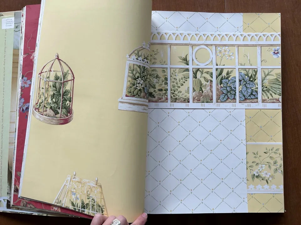 Atrium Wallpaper Sample Book by Waverly Wallcoverings