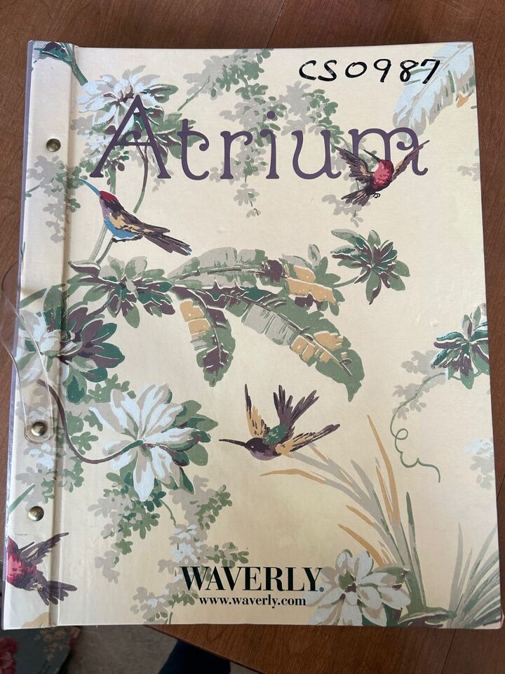 Atrium Wallpaper Sample Book by Waverly Wallcoverings