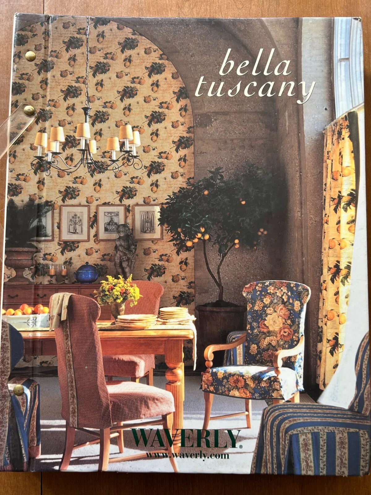 Bella Tuscany Wallpaper Sample Book by Waverly Wallcoverings