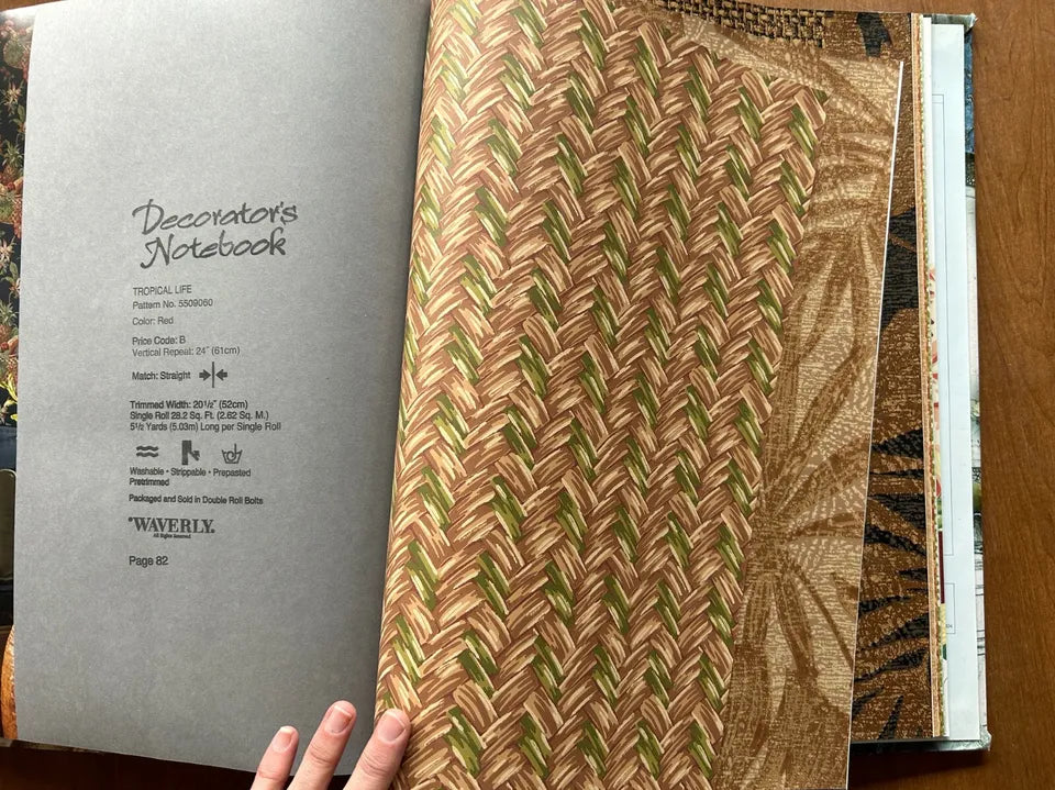 Decorator's Notebook Wallpaper Sample Book by Waverly Wallcoverings