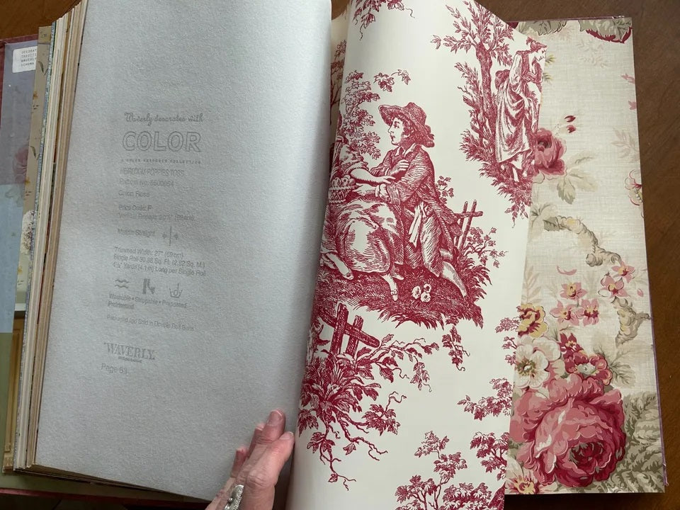 Waverly Decorates with Color Wallpaper Sample Book by Waverly Wallcoverings