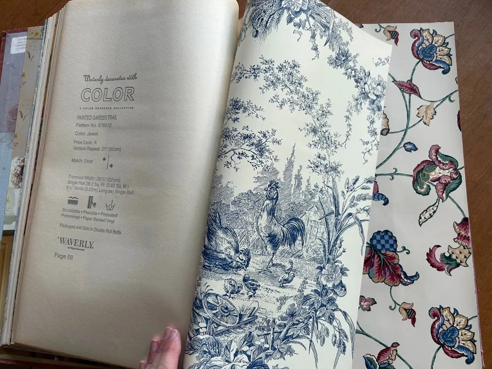 Waverly Decorates with Color Wallpaper Sample Book by Waverly Wallcoverings