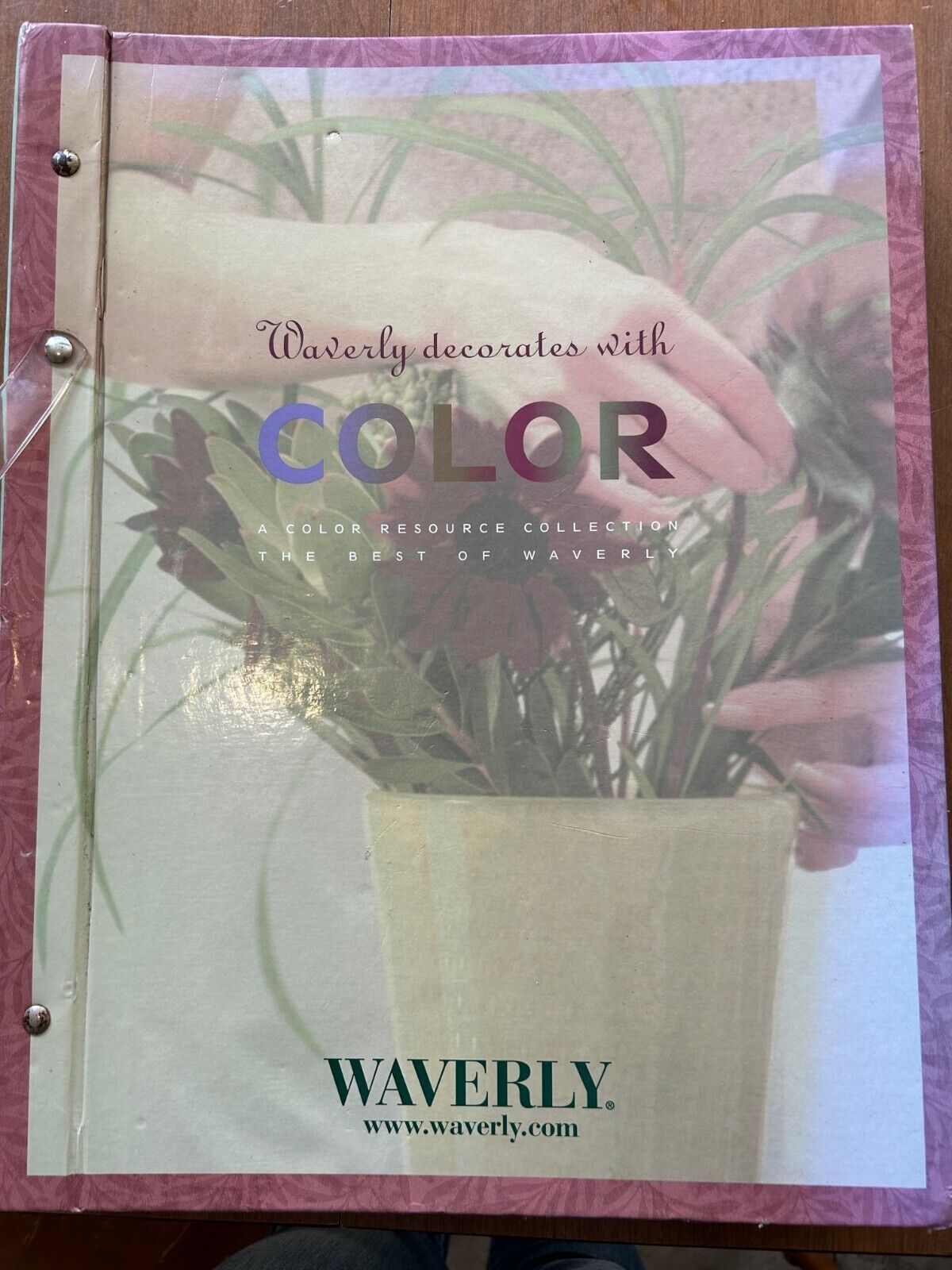 Waverly Decorates with Color Wallpaper Sample Book by Waverly Wallcoverings