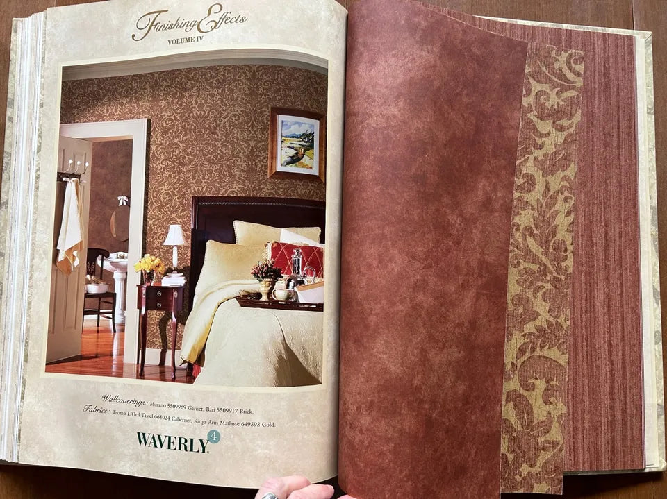 Finishing Effects Volume 4 Wallpaper Sample Book by Waverly Wallcoverings