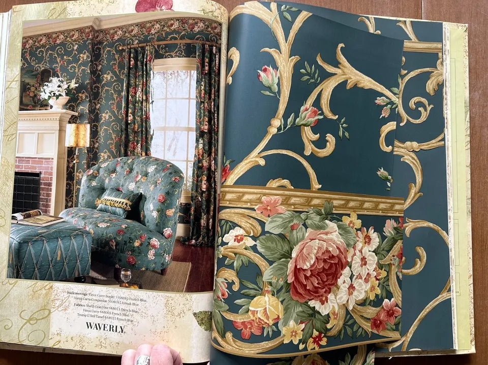 Garden District Wallpaper Sample Book by Waverly Wallcoverings