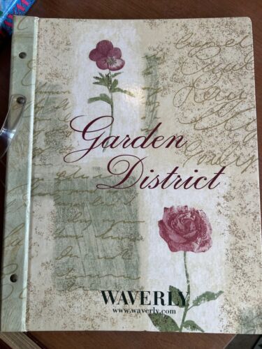 Garden District Wallpaper Sample Book by Waverly Wallcoverings