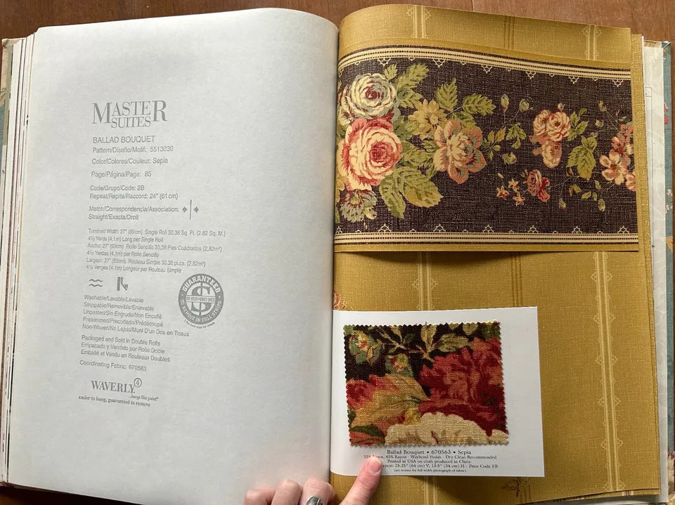 Master Suites Wallpaper Sample Book by Waverly Wallcoverings