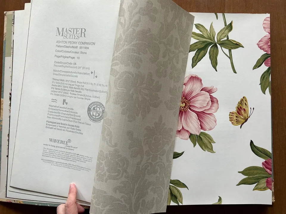 Master Suites Wallpaper Sample Book by Waverly Wallcoverings