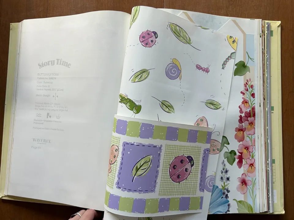Story Time Wallpaper Sample Book by Waverly Wallcoverings