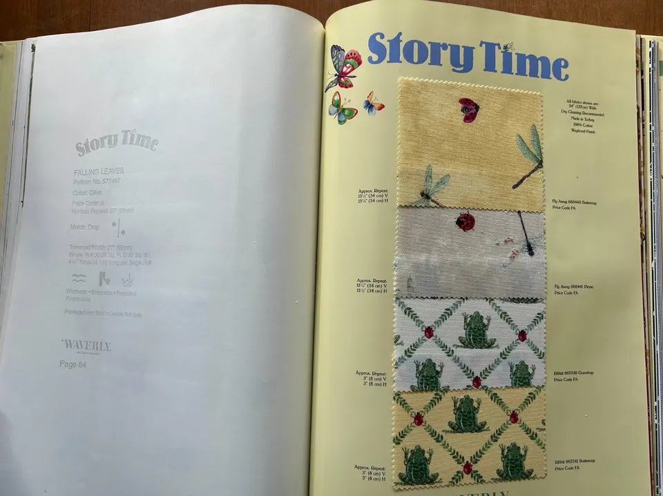 Story Time Wallpaper Sample Book by Waverly Wallcoverings