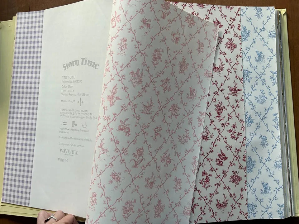 Story Time Wallpaper Sample Book by Waverly Wallcoverings