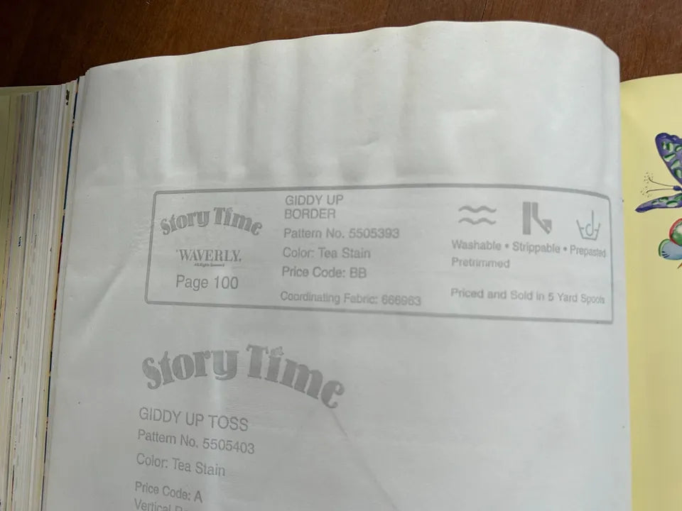 Story Time Wallpaper Sample Book by Waverly Wallcoverings